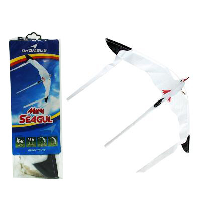 Повітряний змій ромб білий 40 х 100 х 20 см