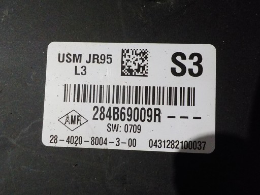 RENAULT MEGANE III modul BSM UCH 284B69009R