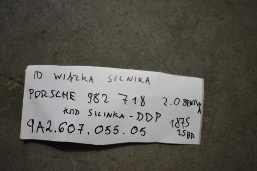 IDEALNA bundle of the engine PORSCHE 982 718 2.0 petrol 1