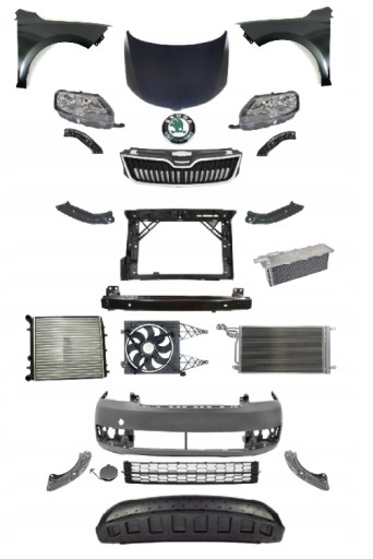 SKDRPDKPLPRZ231231 - SKODA RAPID NH 2012-2017 РЕМЕНЬ ПЕРЕДНЕГО КАПОТА В КОМПЛЕКТЕ