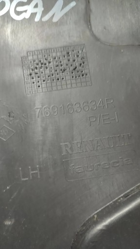 Dacia Logan II 2019 left side cover upholstery slupka