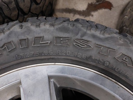 wheels KOMPLET discs tyres 4SZT 5x139,7 9Jx20 FI77,8 275/65R20 DODGE RAM