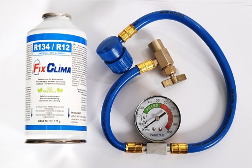 Заправка Клима в автомобілі: коробка R134a / R12 + провід