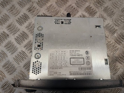 RADIO ODTWARZACZ FIAT GRANDE PUNTO und 7354918870