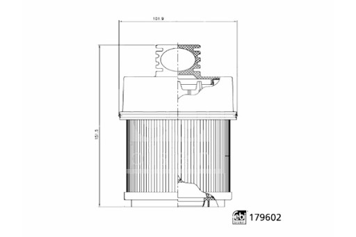 179602 - FEBI BILSTEIN ФІЛЬТР ОХОЛОДЖУЮЧОЇ РІДИНИ MERCEDES ACTROS MP4 MP5 ANTOS