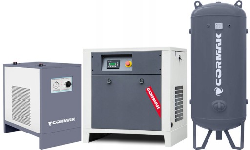 ГВИНТОВИЙ КОМПРЕСОР LUFT 1000 + СУШАРКА ЦИЛІНДРА 1000 Л