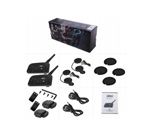 EJEAS V6 Pro 2шт мотоциклетный домофон