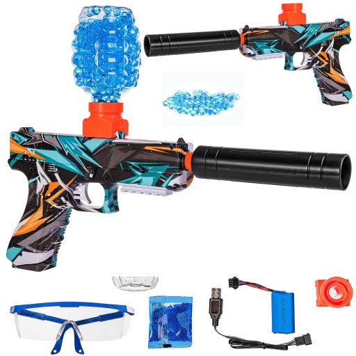 GEL BALL GUN АВТОМАТИЧНА ГВИНТОВКА GLOCK DESERT