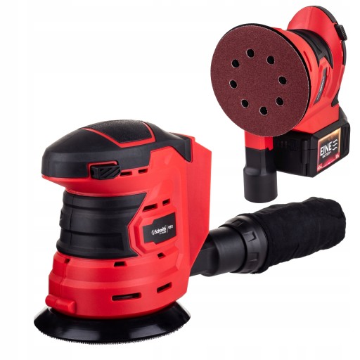 ЭКСЦЕНТРИКОВАЯ ШЛИФОВАЛЬНАЯ МАШИНА 125 ММ БЕЗЩЕТОЧНАЯ SCHMITH
