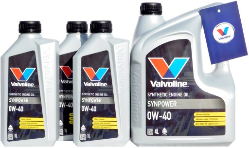 VALVOLINE SynPower 0W40 7л (4л+1+1+1л) API SP ACEA A3/B4 BMW LL-01