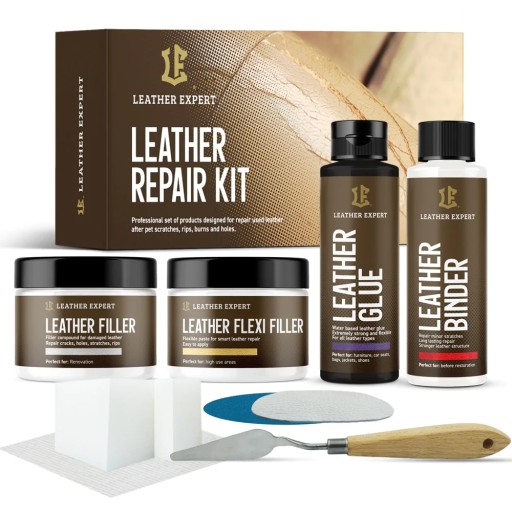 Leather Expert Repair Kit zestaw do naprawy skóry tapicerki samochodowej