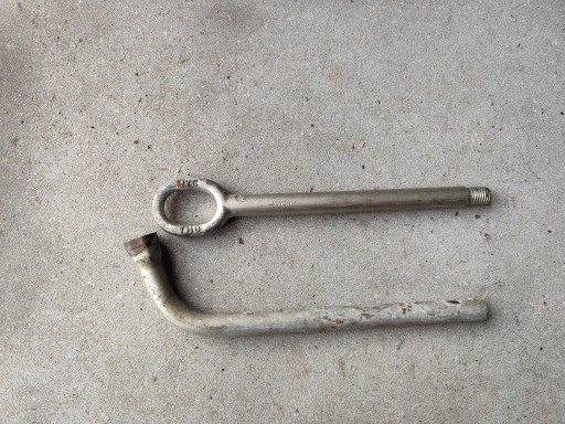 Ucho holownicze lock with key Reparatursatz VW T5