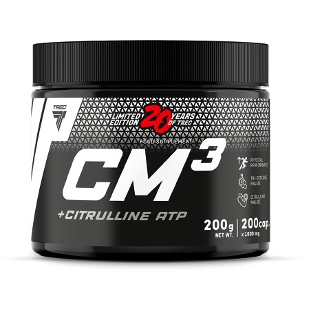 TREC CM3 + CITRULLINE ATP Kreatín Citrulín 200k