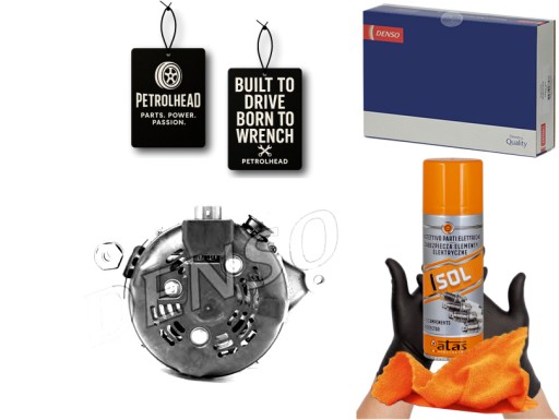 DENDAN1019#ECS-PCP+K - Генератор (14в 100а) toyota auris corolla yaris 1 #petrolhead pro+ kit4