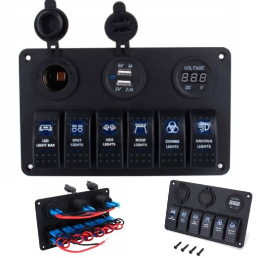 ПАНЕЛЬ ПЕРЕКЛЮЧАТЕЛЕЙ USB