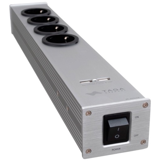 РАЗЪЕМ ПИТАНИЯ 4 РОЗЕТКИ + USB КОНДИЦИОНЕР ФИЛЬТР TAGA HARMONY PF-400USB