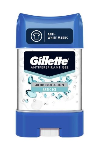 GILLETTE ARCTIC ICE 70ml antyperspirant sztyft w żelu