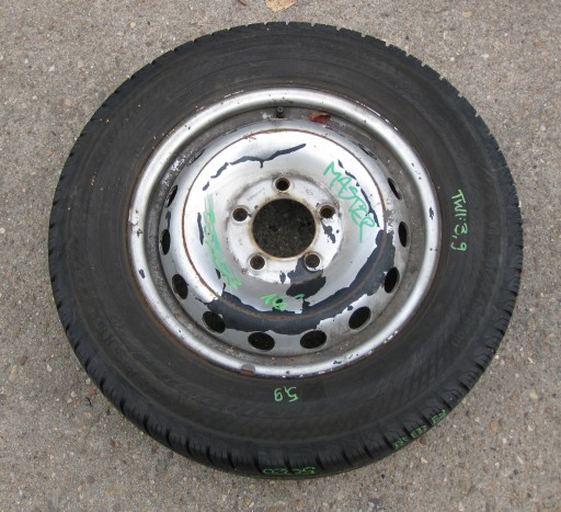 wheel spare disc 16" MASTER MOVANO N400 CONTINENTAL 225/65/16C
