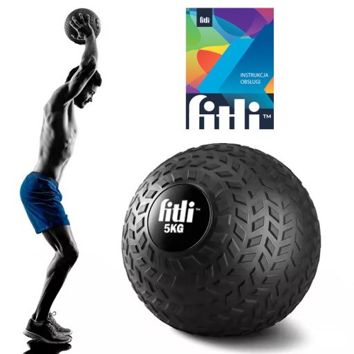 💰 Mega Okazja! Piłka SLAM BALL 5KG – Wytrzymałość i Efektywny Trening w Niskiej Cenie.