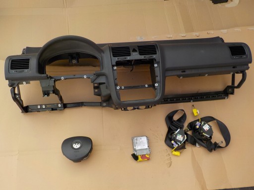 Konsole airbag Gurten komplet vw golf V 2005r