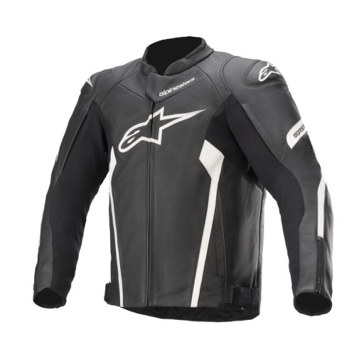 КОЖАНАЯ КУРТКА ALPINESTARS FASTER V2 ЧЕРНАЯ/БЕЛАЯ 48