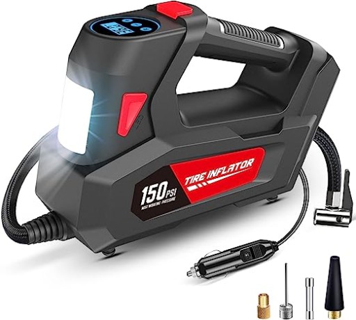 АВТОМОБИЛЬНЫЙ КОМПРЕССОР 12 В LED LCD CARSUN C2814-1