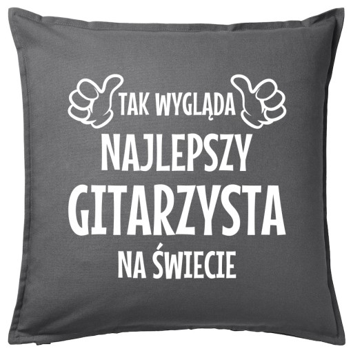 NAJLEPSZY GITARZYSTA poduszka 50x50 prezent