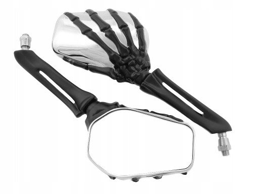 LU-513 - ХРОМОВАНІ ДЗЕРКАЛА ЗАДНЬОГО ВИДУ YAMAHA XV 1900 RAIDER MIDNIGHT STAR