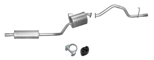 DAIHATSU CUORE 1.0 (03-07) СРЕДНИЙ ГЛУШИТЕЛЬ + ТРУБА