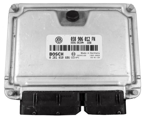 038906012FN, - Seat leon 1.9 tdi контролер 0281010686 038906012fn програмування