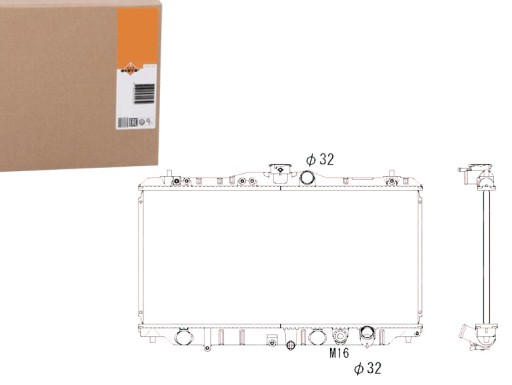 NRF536352(EXT) - NRF РАДИАТОР HONDA NRF