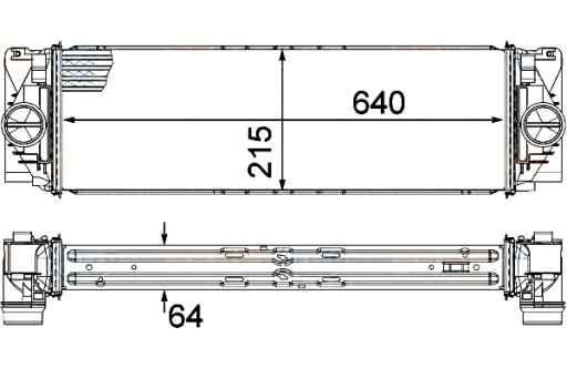 8ML 376 - ІНТЕРКУЛЕР HELLA MERCEDES SPRINTER 06-