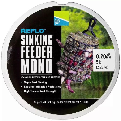 Годівниця Preston Reflo Sinking Mono 0,23 мм х 150 м