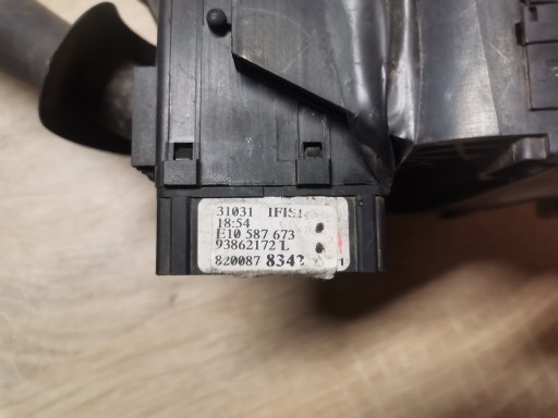 Commodo essuie glace RENAULT TRAFIC II 2001-2014 8200878342