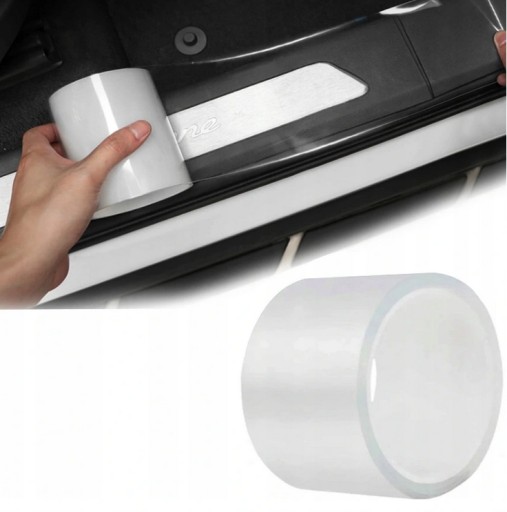 ЗАЩИТНАЯ ЛЕНТА ИЗ ФОЛЬГИ ДЛЯ ПОДОКОННИКОВ АВТОМОБИЛЯ 50мм х 5М