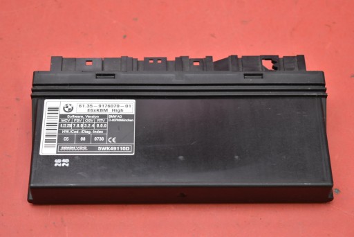 comfort control unit 9176070-01 BMW E60 E61 2.0 D 177 KM 07-10