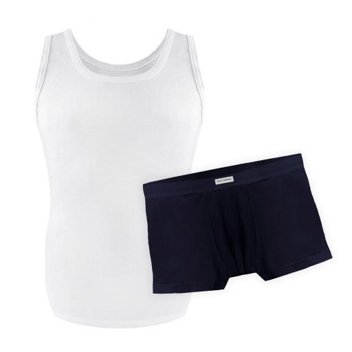 Комплект білизни Marcinkowski 164 біло-синій