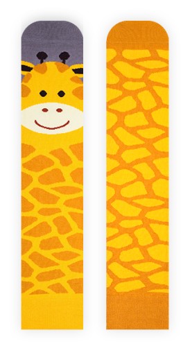 Farebné ponožky NANUSHKI Gigi Giraffe 40-43