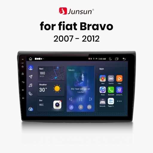 Rádio pre Fiat Bravo 2007 - 2012 1 GB 32 GB Android WiFi