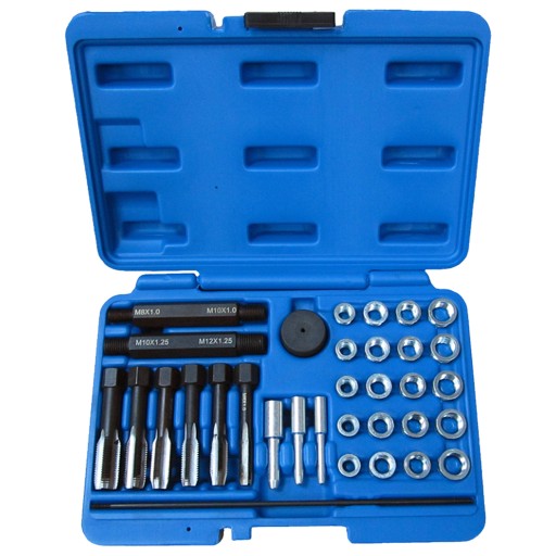 Набор для ремонта резьбы свечей накаливания M8 M10 M12