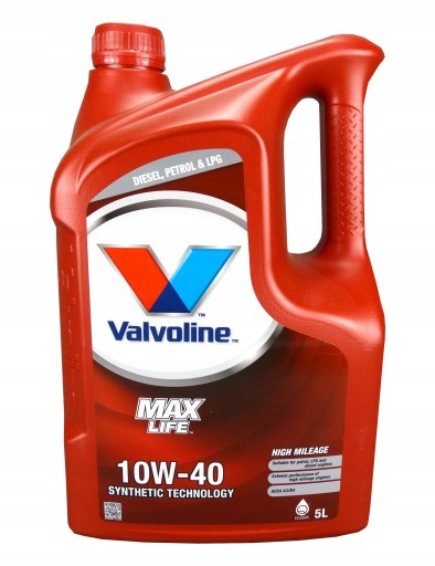 МАСЛО VALVOLINE MAX LIFE 10W40 5л