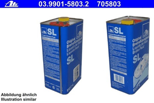 ГАЛЬМІВНА РІДИНА DOT4 SL 5л