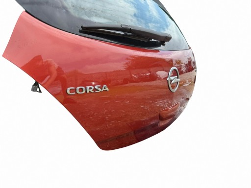 trunk door boot rear part rear Opel Corsa D 3D 3 door