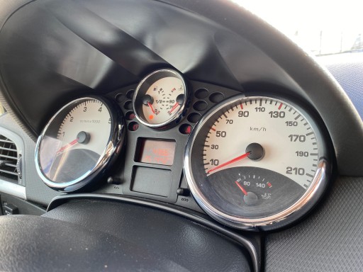 dials dials tachometer przebieg 251 442 km 1.6 16V Peugeot 207 SW 07-13