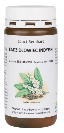 Sanct Bernhard Kadidlovník indický Boswellia Serrata Extrakt 180tabl