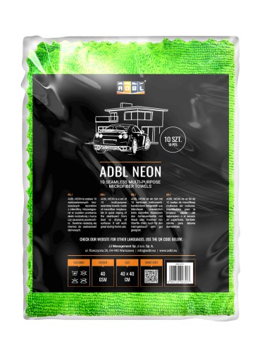 ADBL NEON БЕСШОВНАЯ МИКРОФИБРА 10 шт.