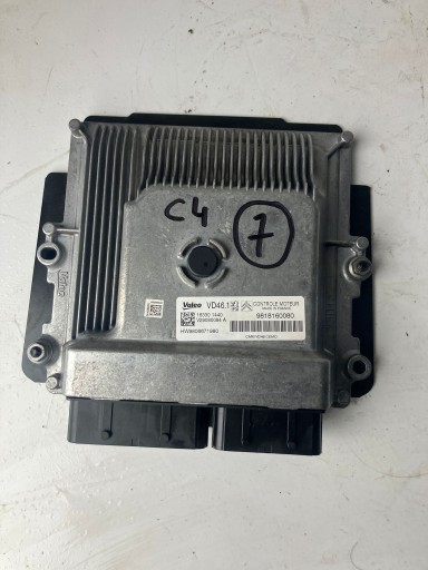 computer control unit of the engine PEUGEOT CITROEN 1.2 THP 9818160080 9806671980