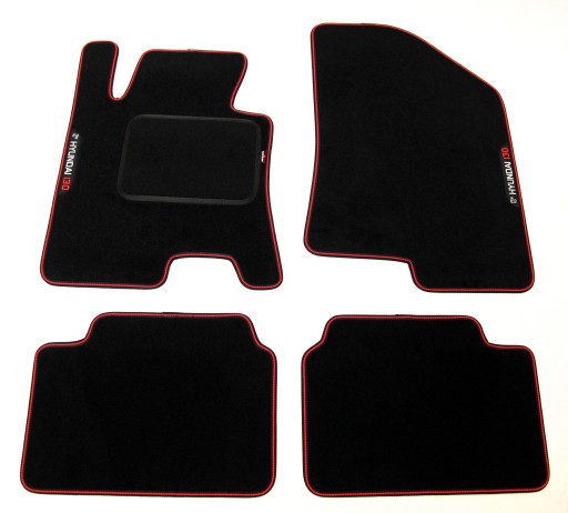 Велюровые коврики Hyundai I30 II 2012 - 2017 гг.