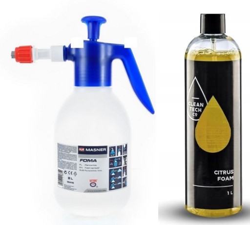CleanTech пена + ручная пена под давлением