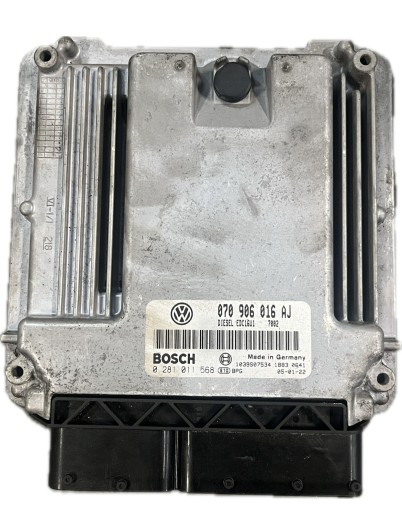 Контроллер компьютера двигателя vw t5 2.5 tdi 070906016aj